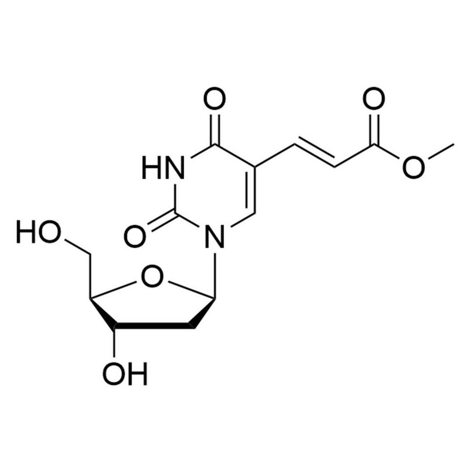 (E)-5-(2-Carbomethoxyvinyl)-2'-deoxyuridine, 1 g, Glass Screw-Top